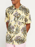 Volcom Marble Floral Mens S/S Button Up Shirt