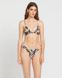 Volcom Womens Fronds Forever Crop Bikini Top