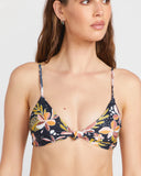 Volcom Womens Fronds Forever Crop Bikini Top
