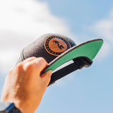 Everyday California Spreckels Wool Hat - Flat Brim California Surfing Bear