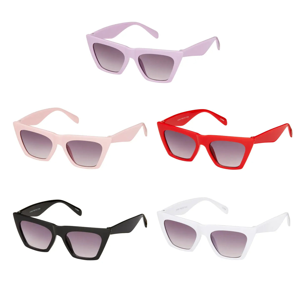 Sharp Square Cateye Sunglasses Black  Sunglasses, Cat eye sunglasses, Cat  eye