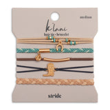 K'lani Stride Hair Tie Bracelet Set