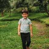 Coco Moon Lei Stand Bamboo Polo Shirt