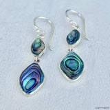 Betty Belts Pebble Double Drop Earrings
