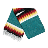 West Path Turquoise Sunset Baja Diamond Yoga Blanket