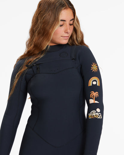 Billabong Womens Salty Dayz Natural 4/3 Chest Zip Wetsuit – Balboa