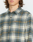Volcom Mens Caden Plaid Flannel Shirt- DST