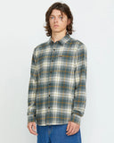 Volcom Mens Caden Plaid Flannel Shirt- DST
