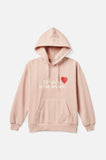 Brixton Is For Lovers Womens Pullover Hoodie- Rose Dust