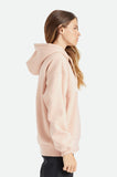 Brixton Is For Lovers Womens Pullover Hoodie- Rose Dust