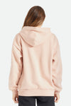 Brixton Is For Lovers Womens Pullover Hoodie- Rose Dust