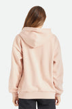 Brixton Is For Lovers Womens Pullover Hoodie- Rose Dust