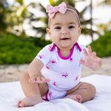 Coco Moon Plumeria Onesie