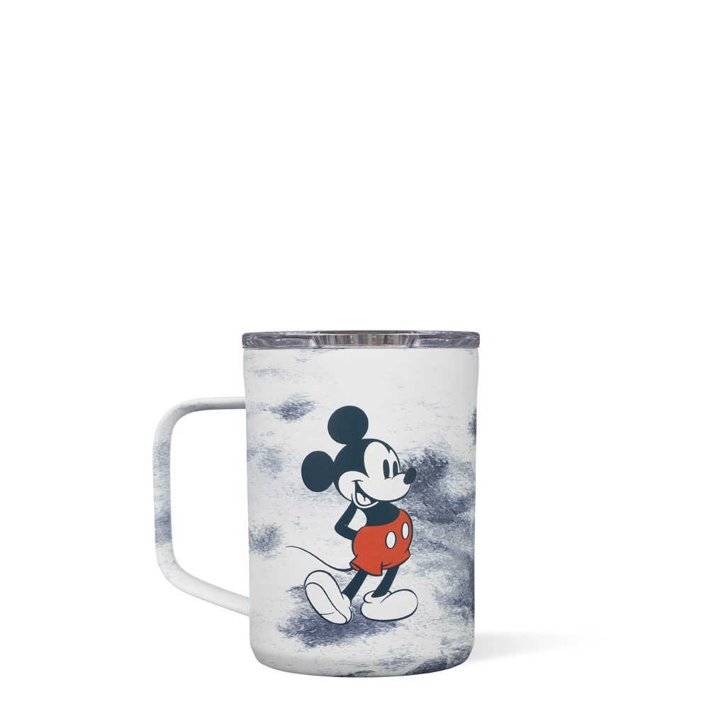 Corkcicle Disney Mickey Mouse White Stainless Steel Canteen, 16 oz.