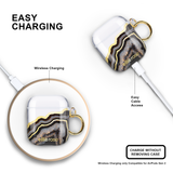 Ellie Rose Air Pods Case - Black Agate