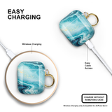Ellie Rose Air Pods Case - Blue Wave
