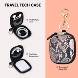 Ellie Rose Earbuds Case - Snakeskin
