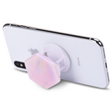 Ellie Rose Holograhic Phone Grip & Stand - Rose Quartz