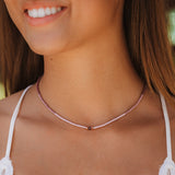 Lotus & Luna Goddess Crystal Stone Necklaces