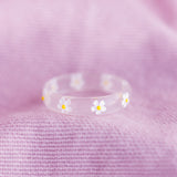 Pura Vida Daisy Resin Ring