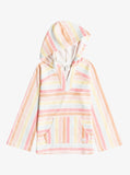 ROXY Girls Think New Horizon Poncho - Snow White Rainbow Candy - wbk4