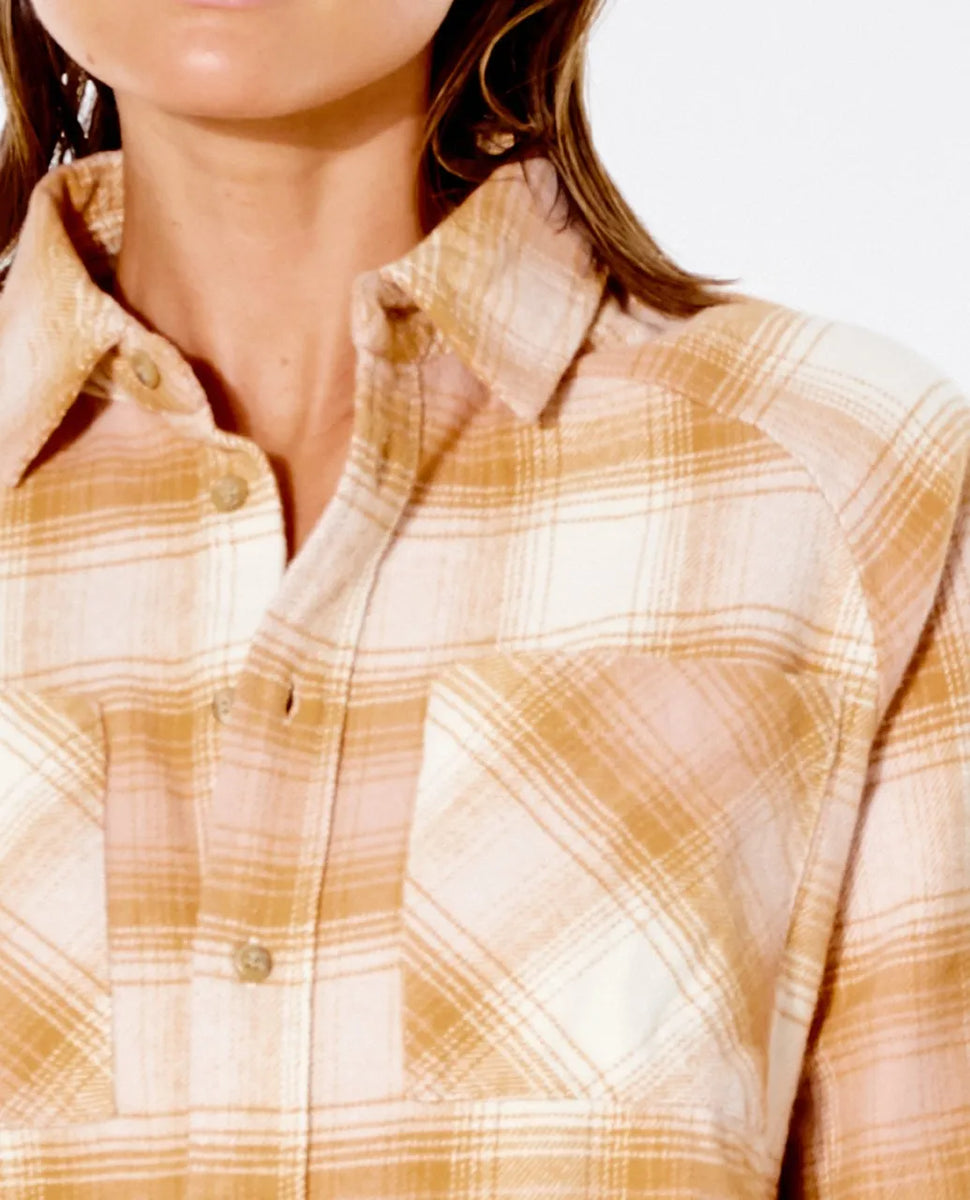 Rip Curl Womens Count L/S Flannel Shirt