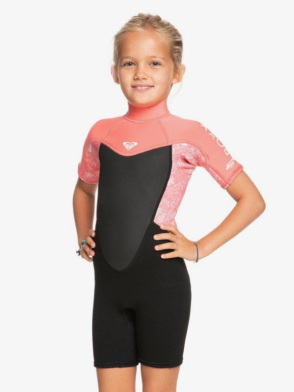 ROXY Girls 2/2mm Prolouge Back Zip S/S Springsuit