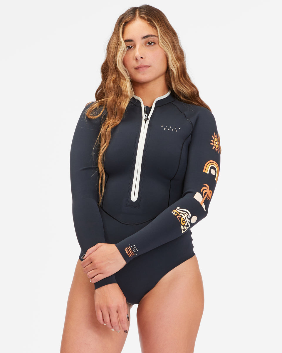 Billabong Womens Salty Dayz Light Natural Long Sleeve Spring Wetsuit –  Balboa Surf and Style