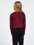 Volcom Girls L/S Pocket Dial Tee - BUR