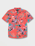 Volcom Leaf Spray Woven Mens S/S Button Up