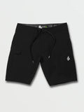 Volcom Mens Lido Solid Mod Boardshorts New- Black
