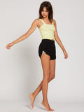 Volcom Womens Lil Fleece Shorts Solid