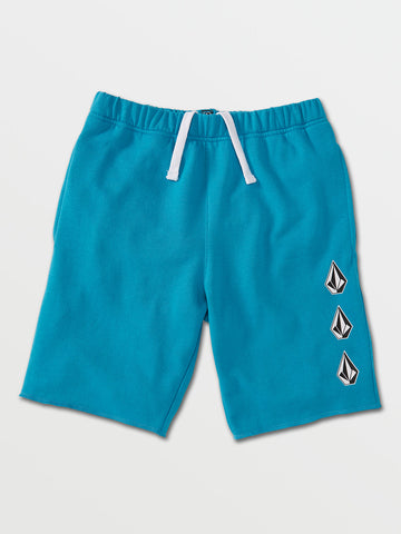 Volcom Little Boys Iconic Stone Fleece Shorts - Barrier Reef