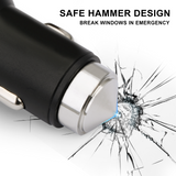 Ellie Rose Dual USB Car Charger - Diamond