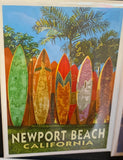 Lantern Press Magnets - Newport Beach & Balboa Island