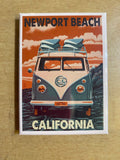 Lantern Press Magnets - Newport Beach & Balboa Island