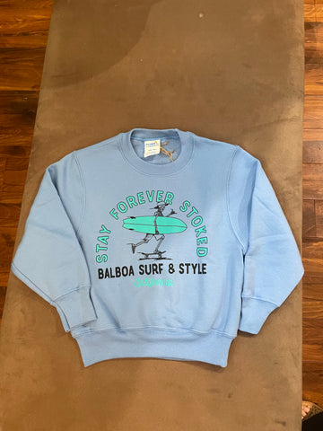 BSS Forever Stoked Youth Crewneck
