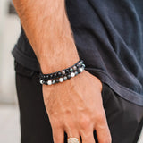 Lotus & Luna -  Mens Stone Cords Bracelets
