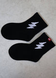 LT Bolt Crew Socks Black