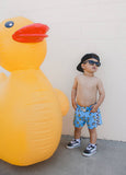 LT Little Boys Fast As Duck Boardies Trunks
