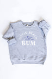 Oat Collective LITTLE BEACH BUM Toddler Graphic Sweatshirt