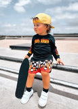 LT Little Boys Heater Checkers Mesh Shorts