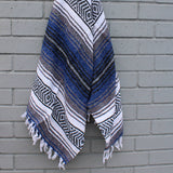 Dolphin Blue Mexican Falsa Blanket | Baja Beach Yoga