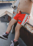 LT Little Boys Electric Boardies Red
