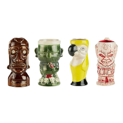 Ceramic Hawaiian Luau Tiki Mugs (1pc)
