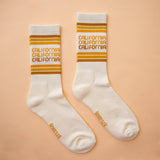 Sunshine Studios California Striped Crew Socks