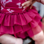 Coco Moon ʻŌhiʻa Lehua Flutter Sleeve Tutu Onesie