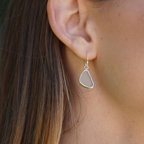 Marion Sea Glass Drop Earrings