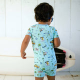 Coco Moon We Go Holoholo Shortie Bamboo Romper