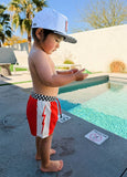 LT Little Boys Electric Boardies Red